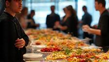 Catering at office event
